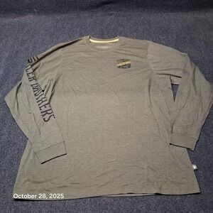 Howler Brothers T Shirt Size XXL 2XL Green Heed The Call Crew Neck Long Sleeve